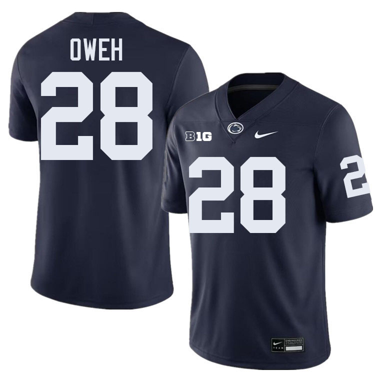 Odafe Oweh Penn State Jersey,PSU Nittany Lions #28 Odafe Oweh Football Uniforms-Navy